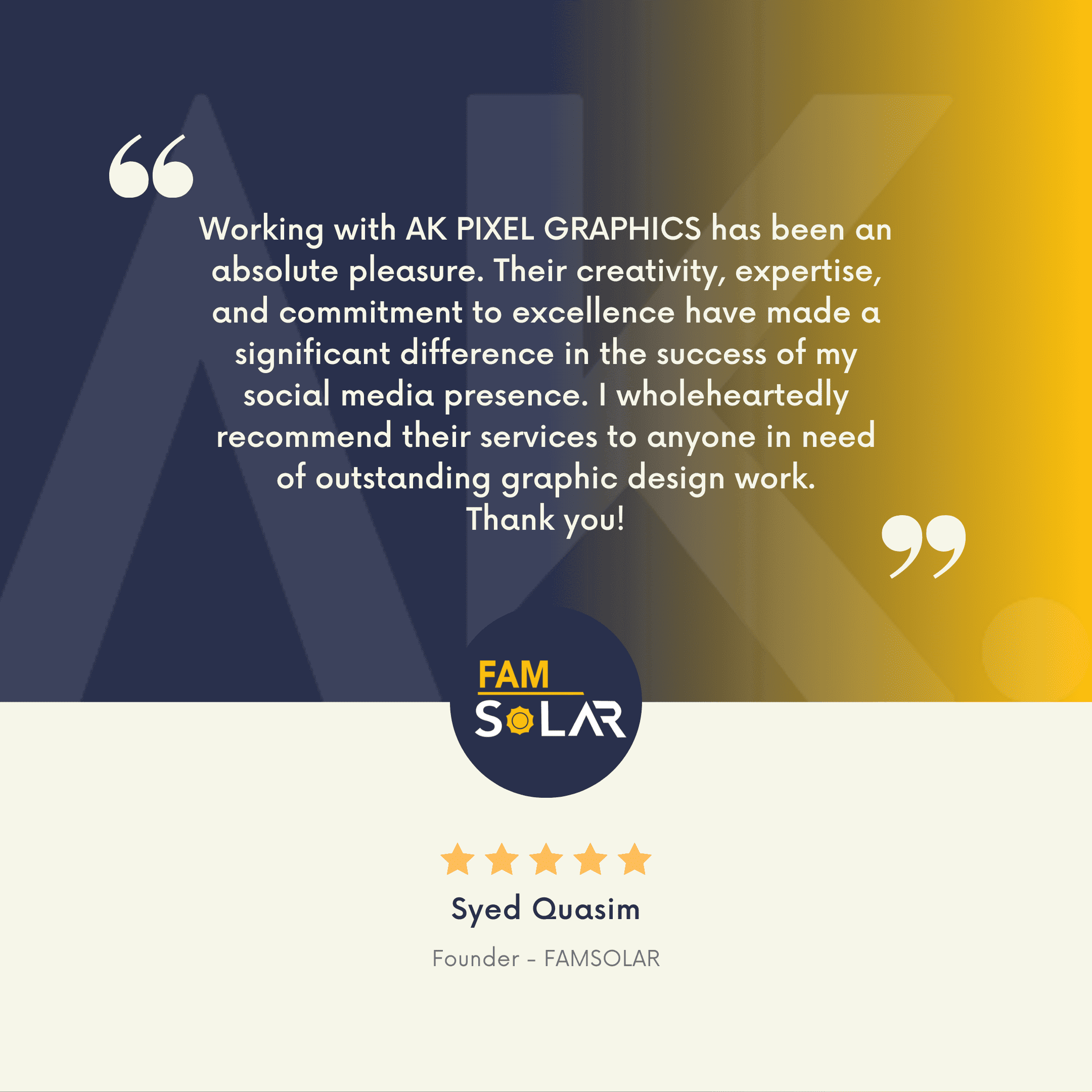 Testimonial Image Famsolar